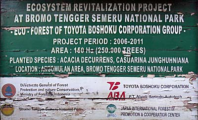 Toyota sponsors the National Park